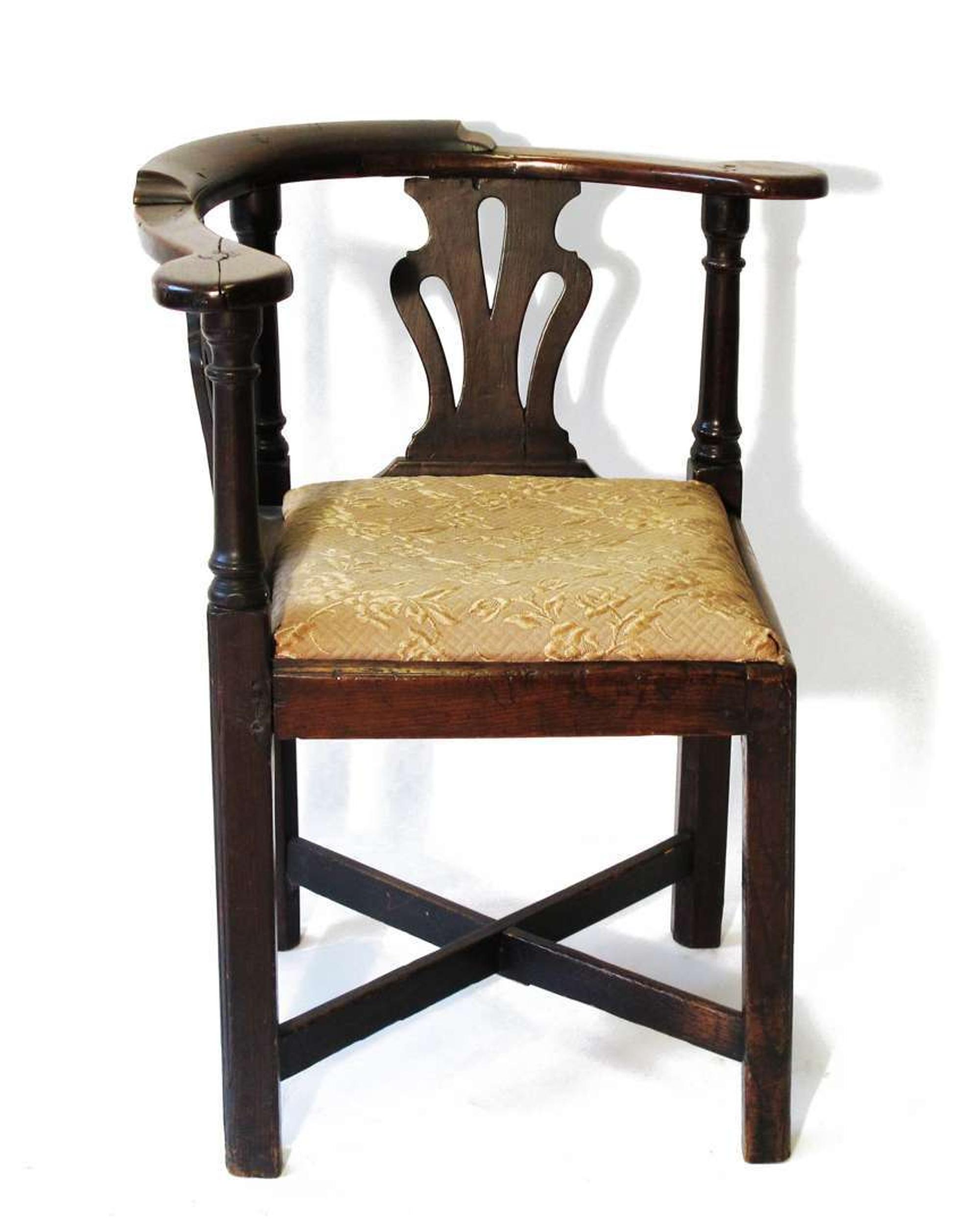 Chippendale corner or roundabout chair late 18th century
