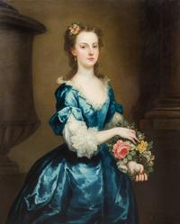John Vanderbank the Younger, (British, 1694-1739), Portrait of a Lady, 1735
