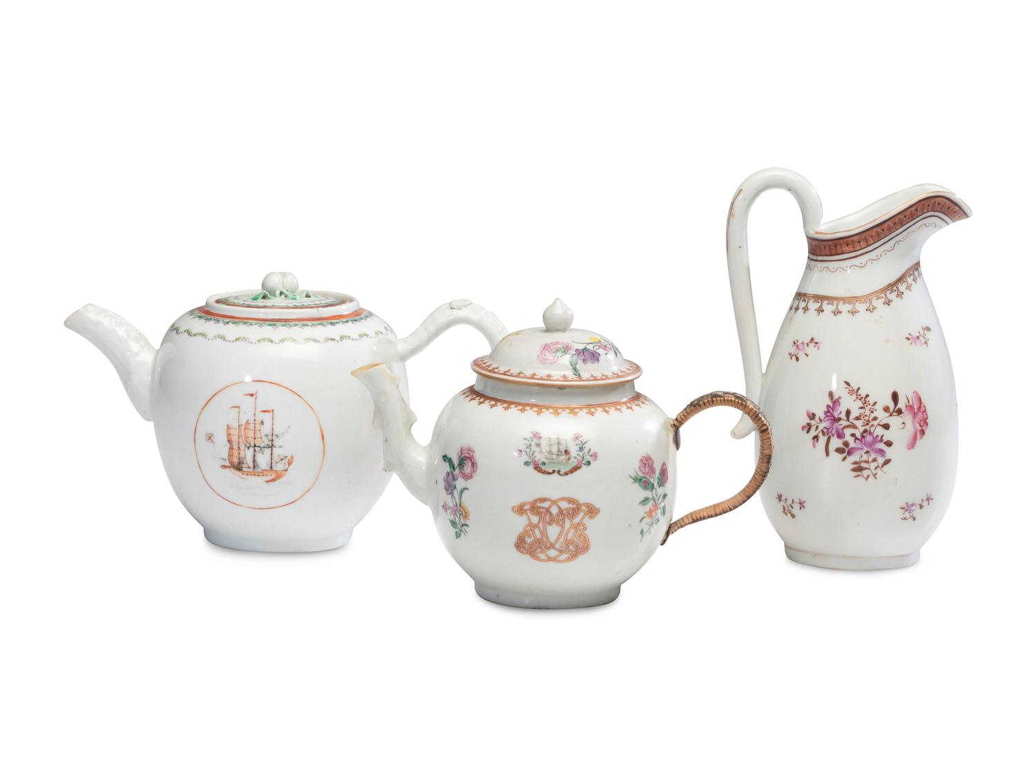 Five Chinese Export Porcelain Articles