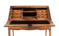A Louis XV Walnut Bureau en Pente