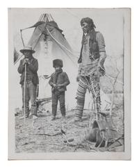 [NATIVE AMERICANS]. A group of 34 silver gelatin photographs of Native American subjects.