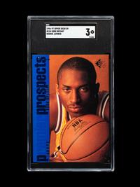 A Group of 1996-97 SP Kobe Bryant Rookie Basketball Cards,