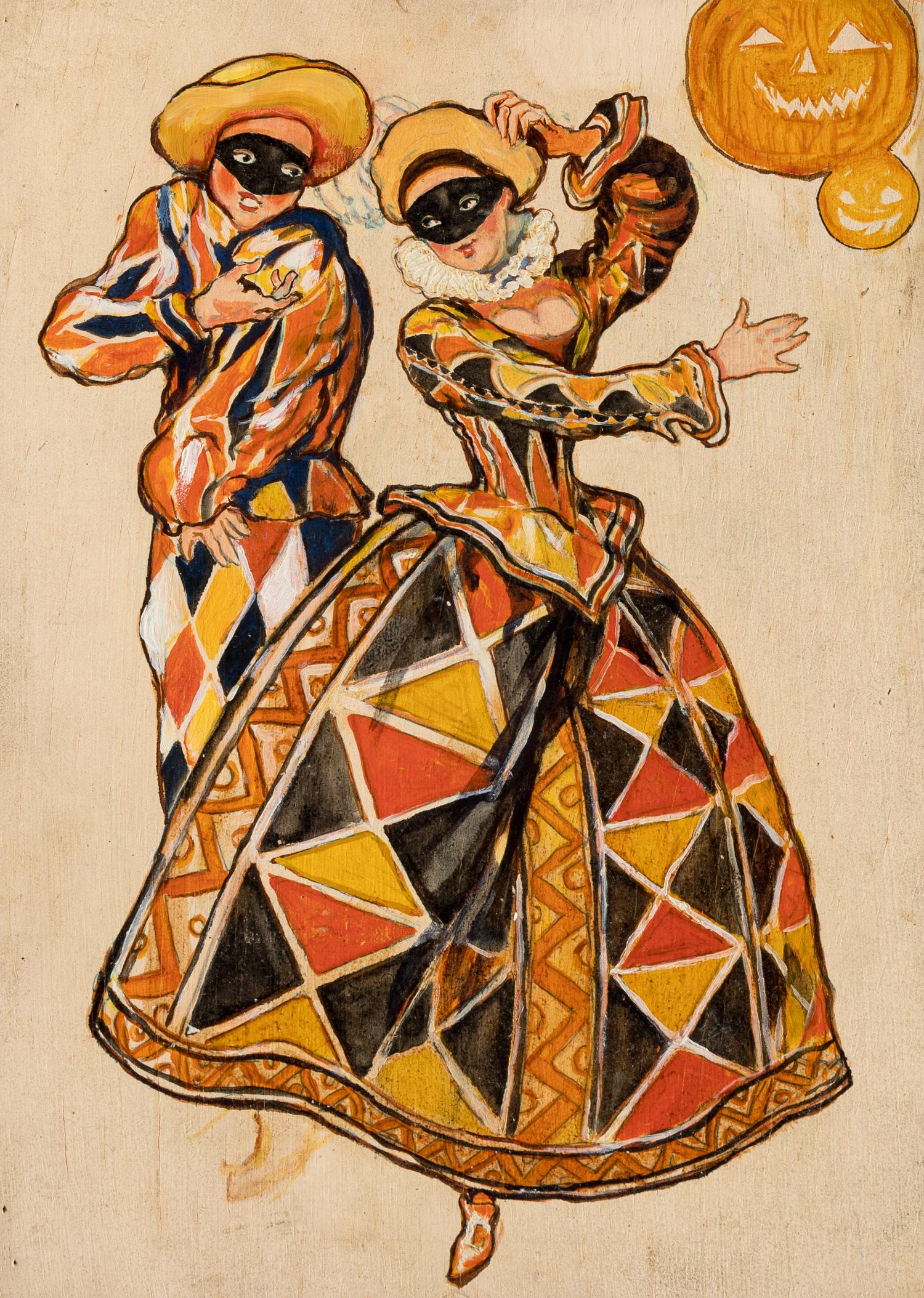 Halloween Harlequins