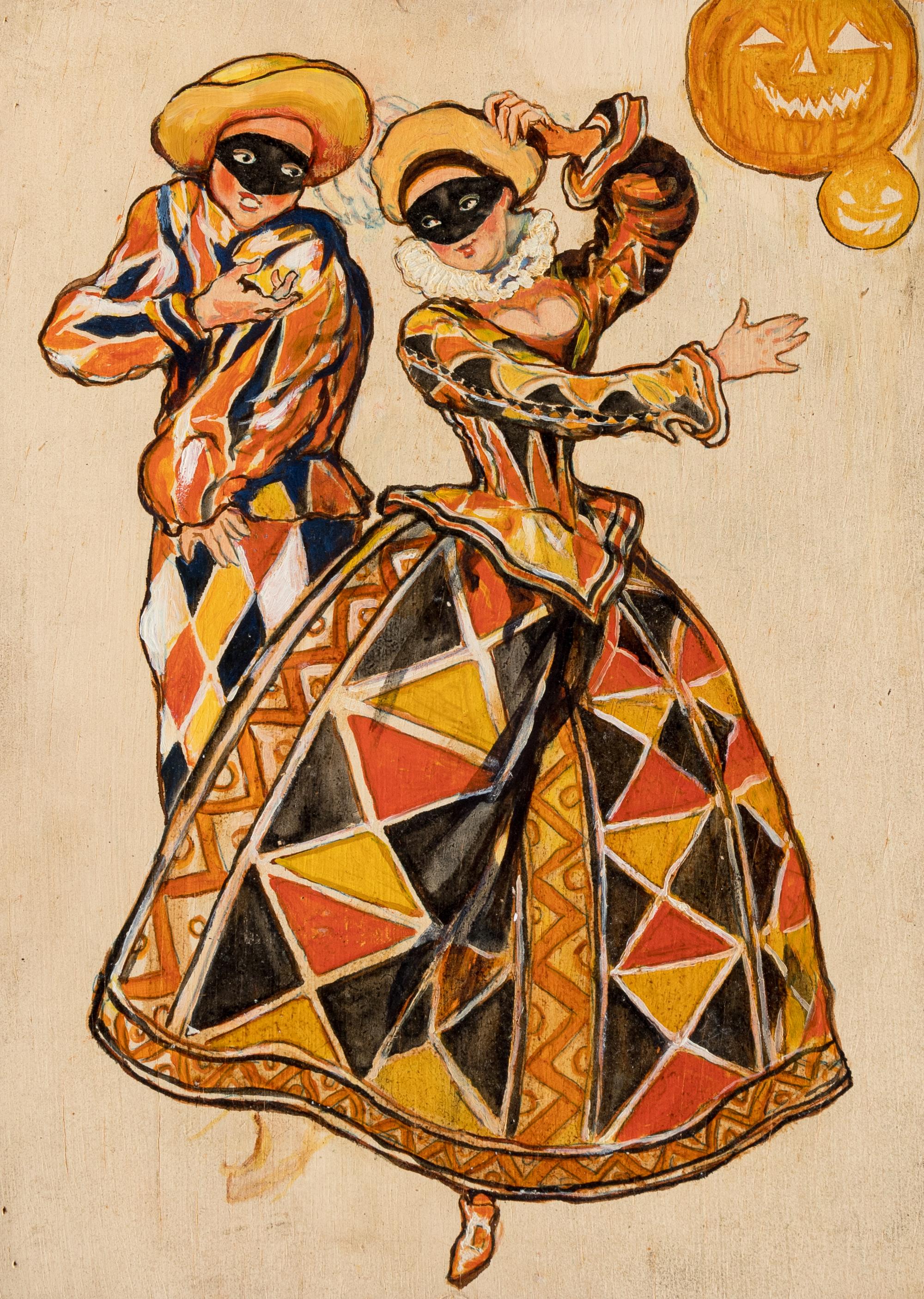 Halloween Harlequins
