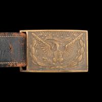 Cased Damascus Bladed Import 1850 Staff & Field Officers Sword Presented to Capt. (Major) William Wood - 9th NY Heavy Artillery with Belt and Sash