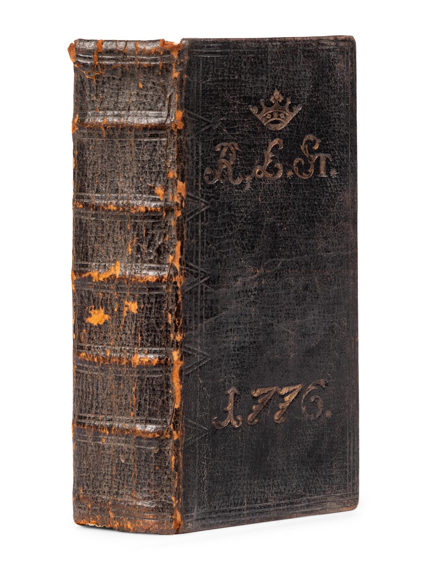 [FORE-EDGE PAINTING] -- [BIBLE, in German]. Geisliche und Liebliche Lieder.... Berlin: Joshua David Schaft, 1775.