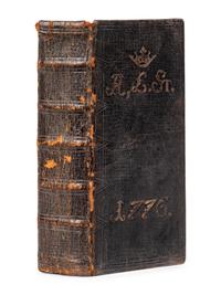 [FORE-EDGE PAINTING] -- [BIBLE, in German]. Geisliche und Liebliche Lieder.... Berlin: Joshua David Schaft, 1775.