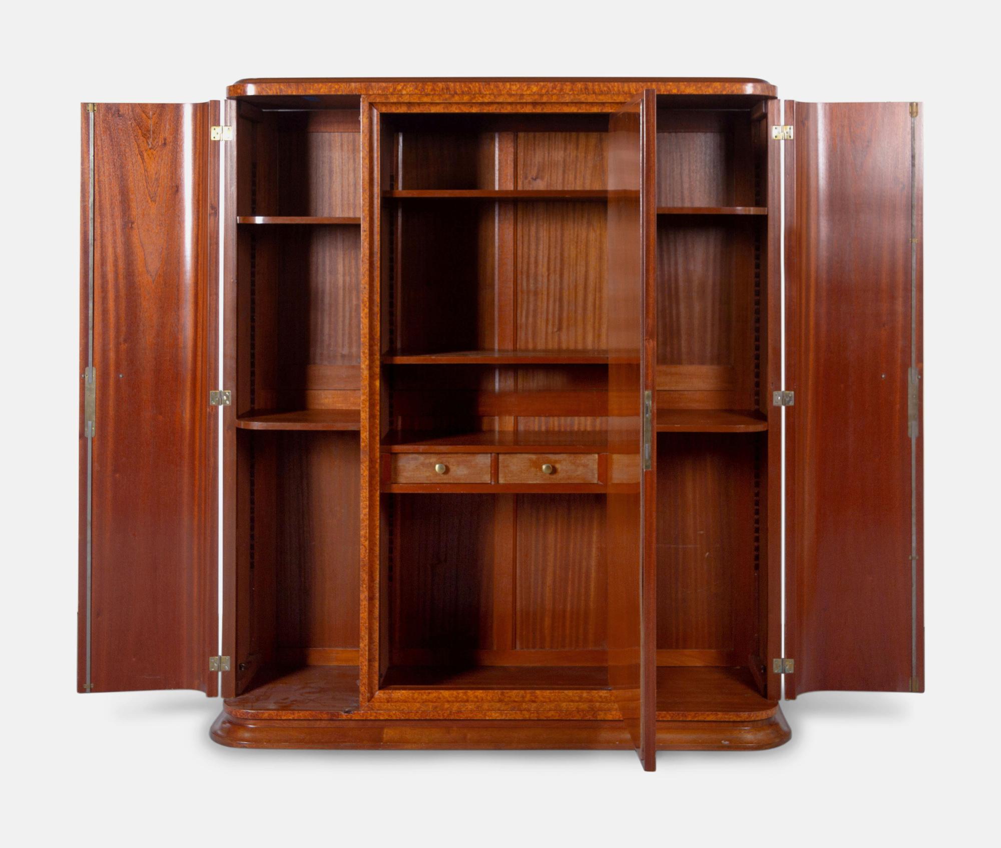 Art Deco Armoire, Likely French, circa 1920-30s