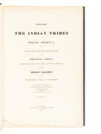 [AMERICANA]. McKENNEY, Thomas L. (1785-1859) and James HALL (1793-1868). History of the Indian Tribes of North America . Philadelphia: [Edward C. Biddle, 1836]; Frederick W. Greenough, 1838; Daniel Rice and James G. Clark, 1844.