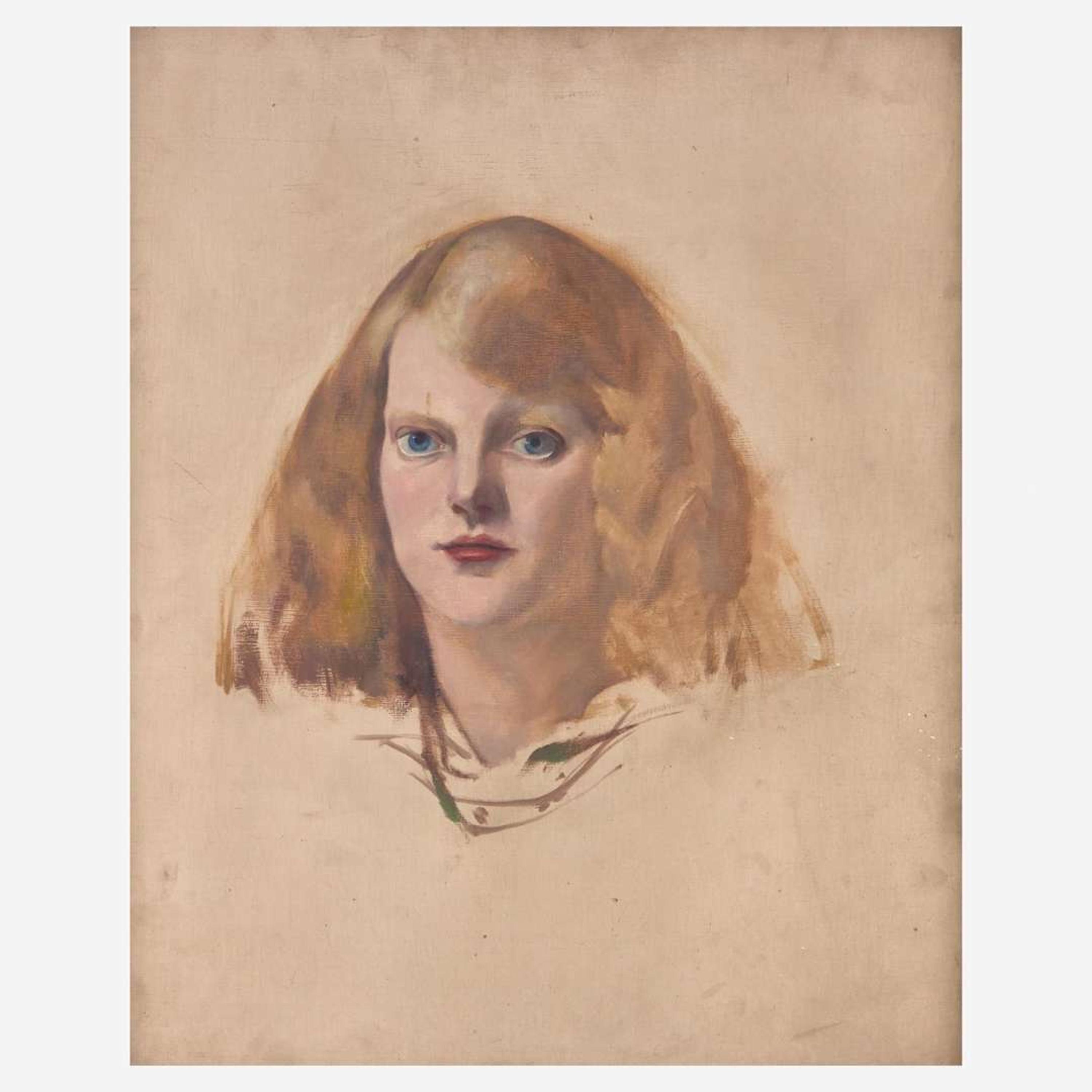 Arthur Beecher Carles (American, 1882–1952) Portrait of Caroline Robinson Carles