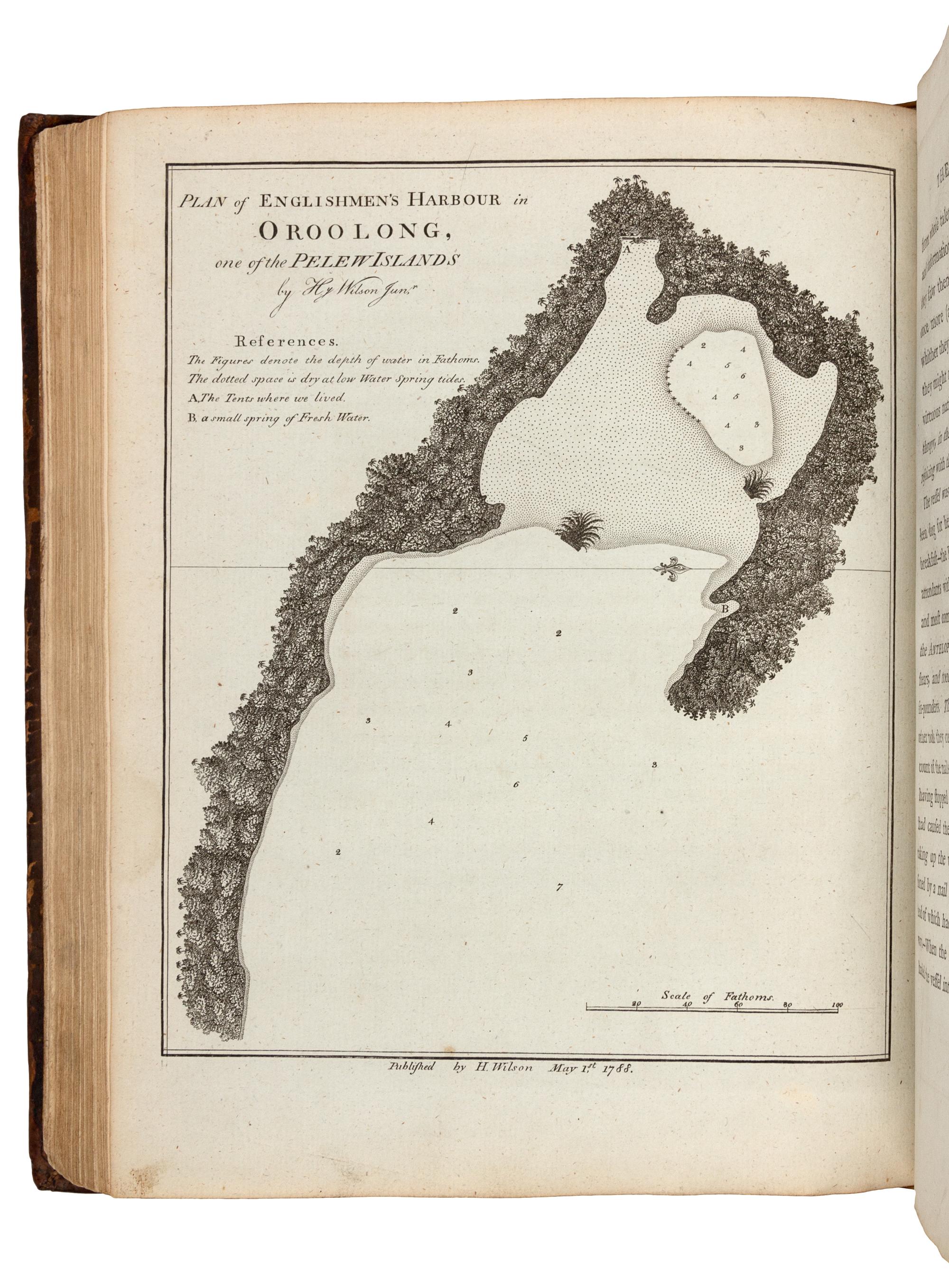 KEATE, George (1729-1797). An Account of the Pelew Islands. London: for Captain Wilson, 1789.