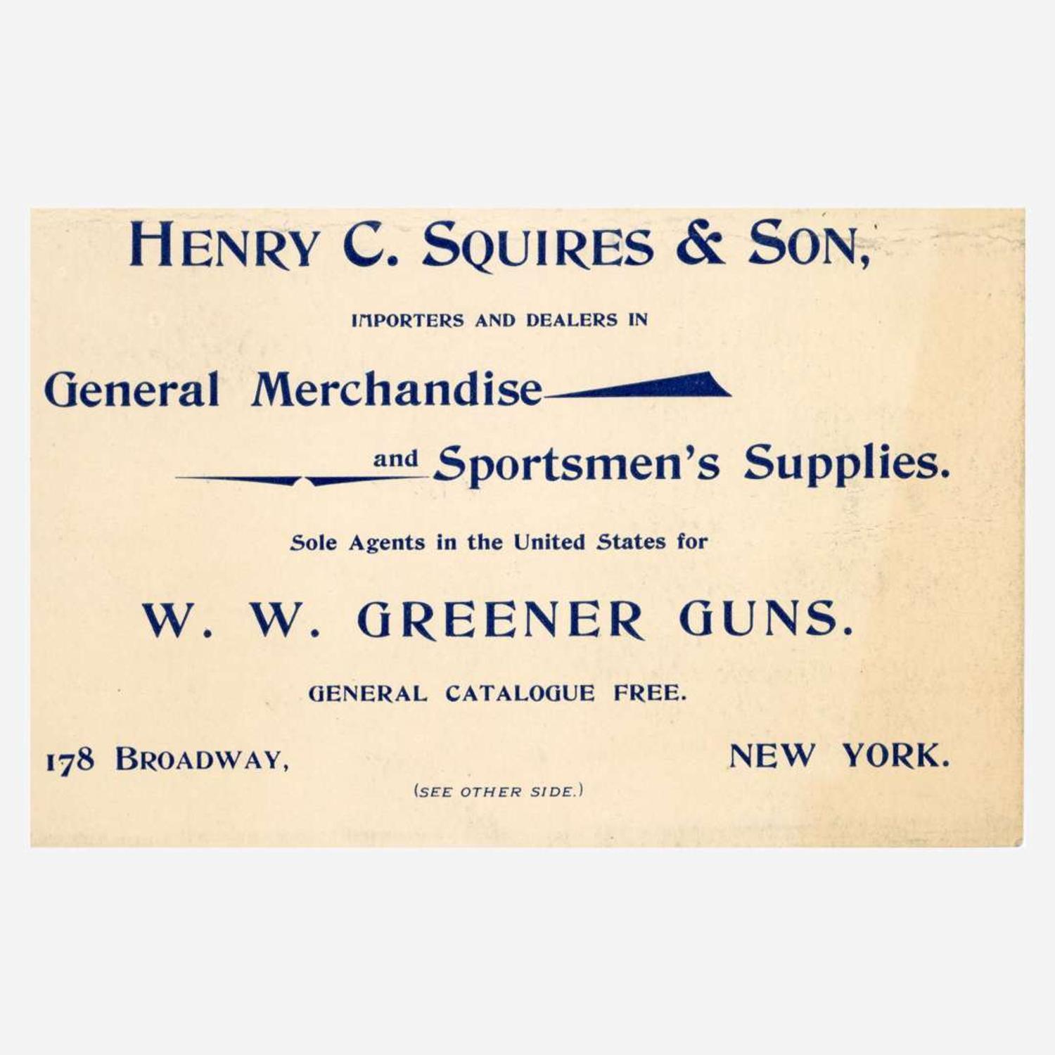 [Sporting] [Shooting] Greener, W(illiam). W(ellington). Collection of 10 Editions of "The Gun and its Development; with Notes on Shooting"