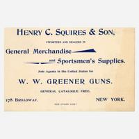 [Sporting] [Shooting] Greener, W(illiam). W(ellington). Collection of 10 Editions of "The Gun and its Development; with Notes on Shooting"