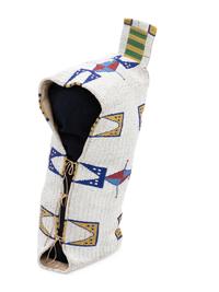 Sioux Beaded Hide Doll Cradle