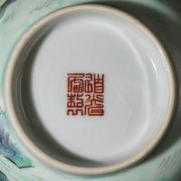 Three Chinese Famille Rose Porcelain 'Landscape' Bowls, Late 19th-Early 20th Century — 晚清-民國 粉彩山水圖碗三件