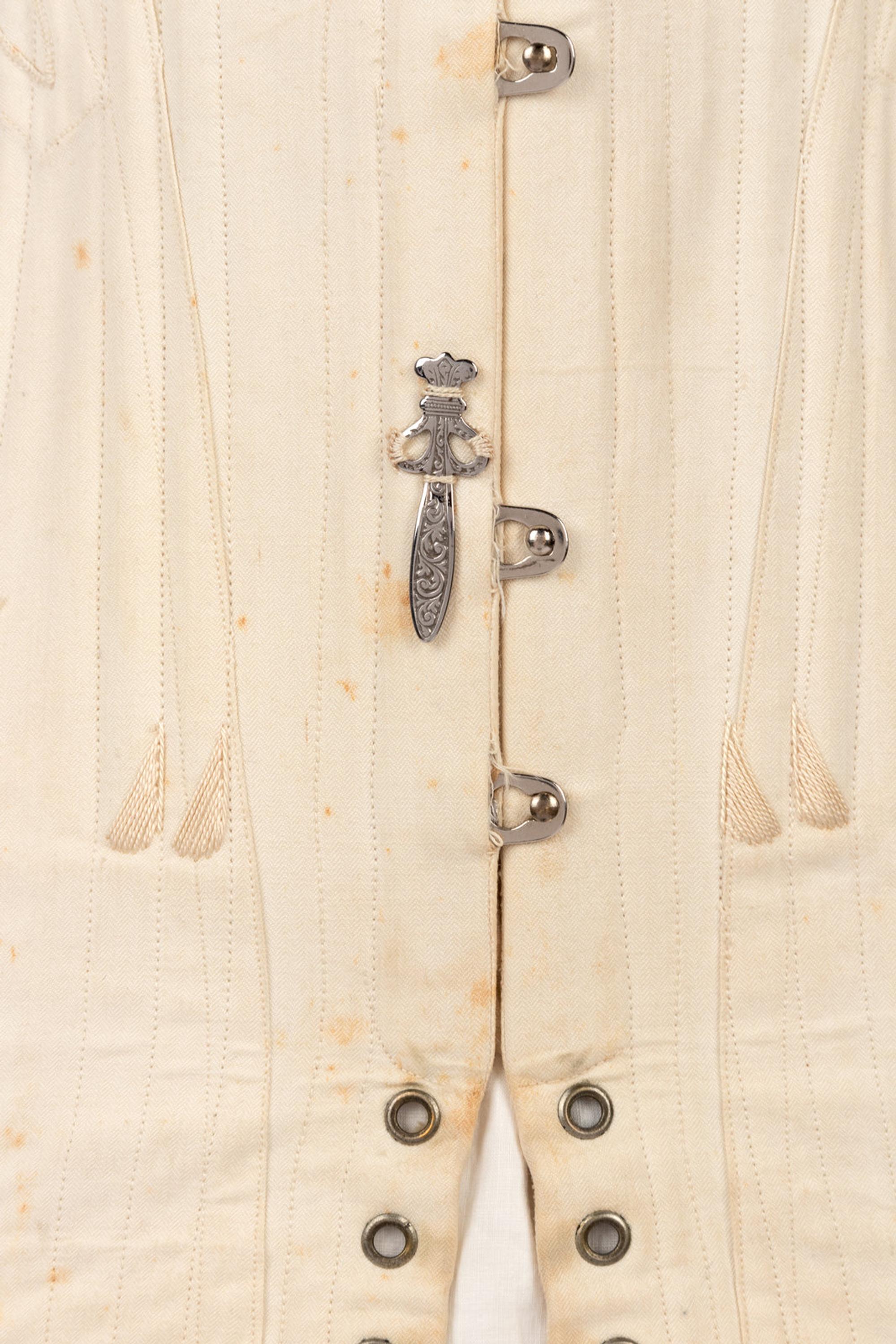 Two Long-Line Corsets, 1900-1910