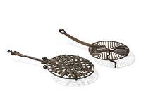 A Group of Three Wrought Iron Broilers, French, 18th Century