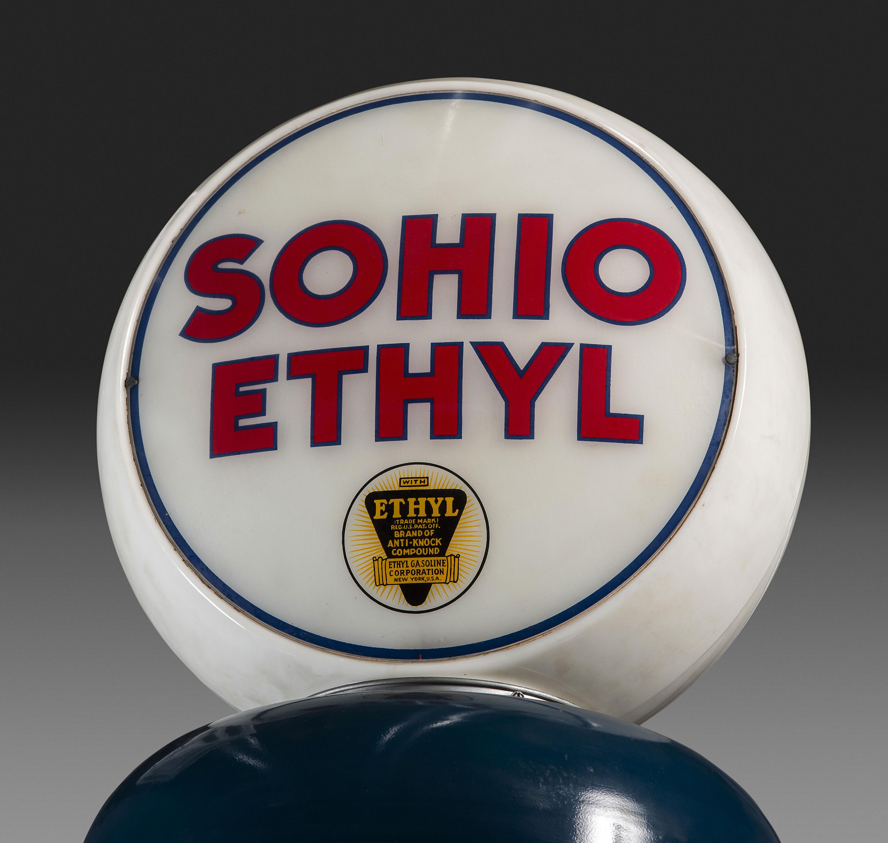 A Sohio Gravity Gasoline Pump