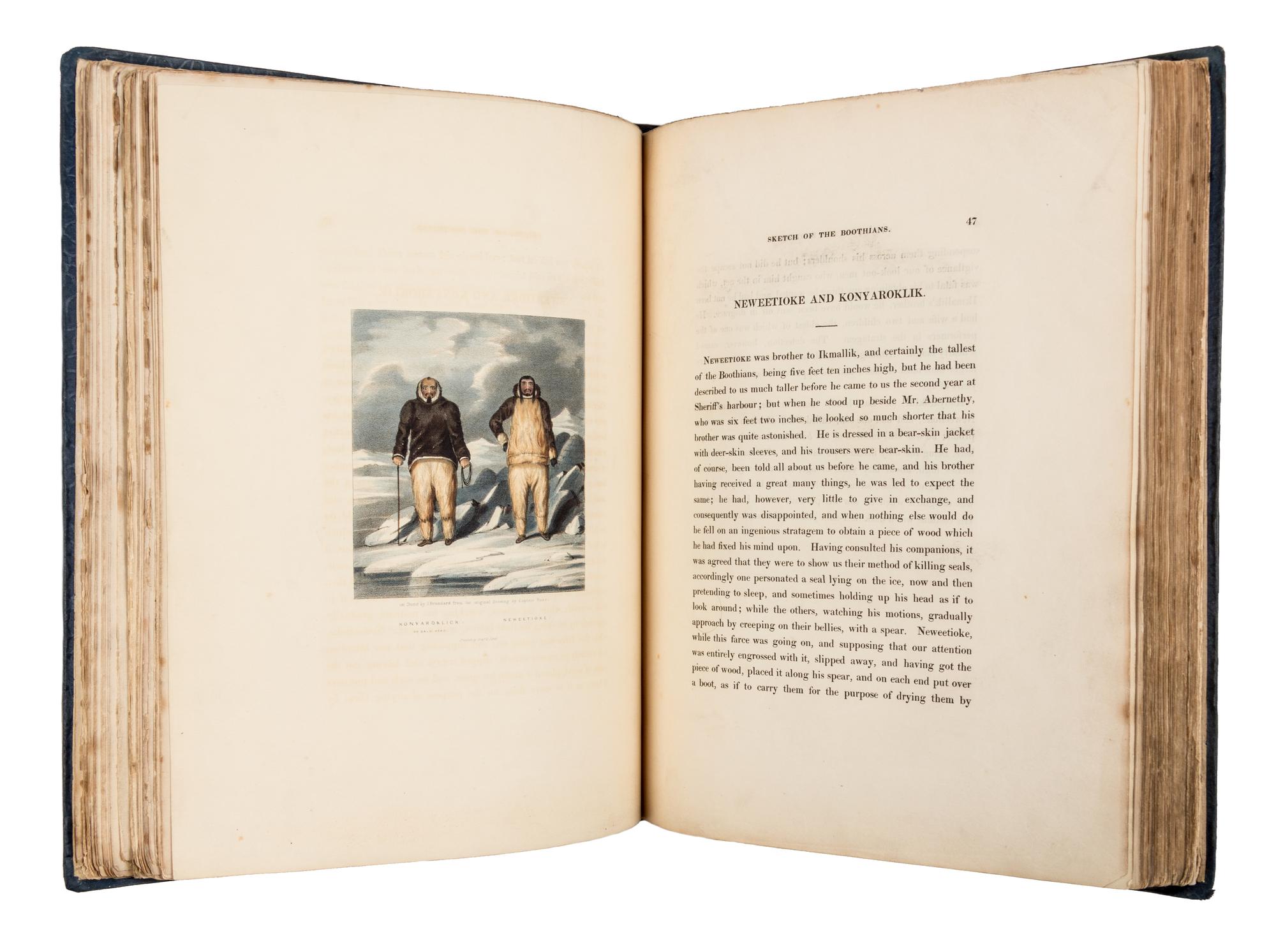ROSS, John, Sir (1777-1856). Appendix to the Narrative of a Second Voyage in Search of a North-West Passage. London, 1835. 1ST EDITION.