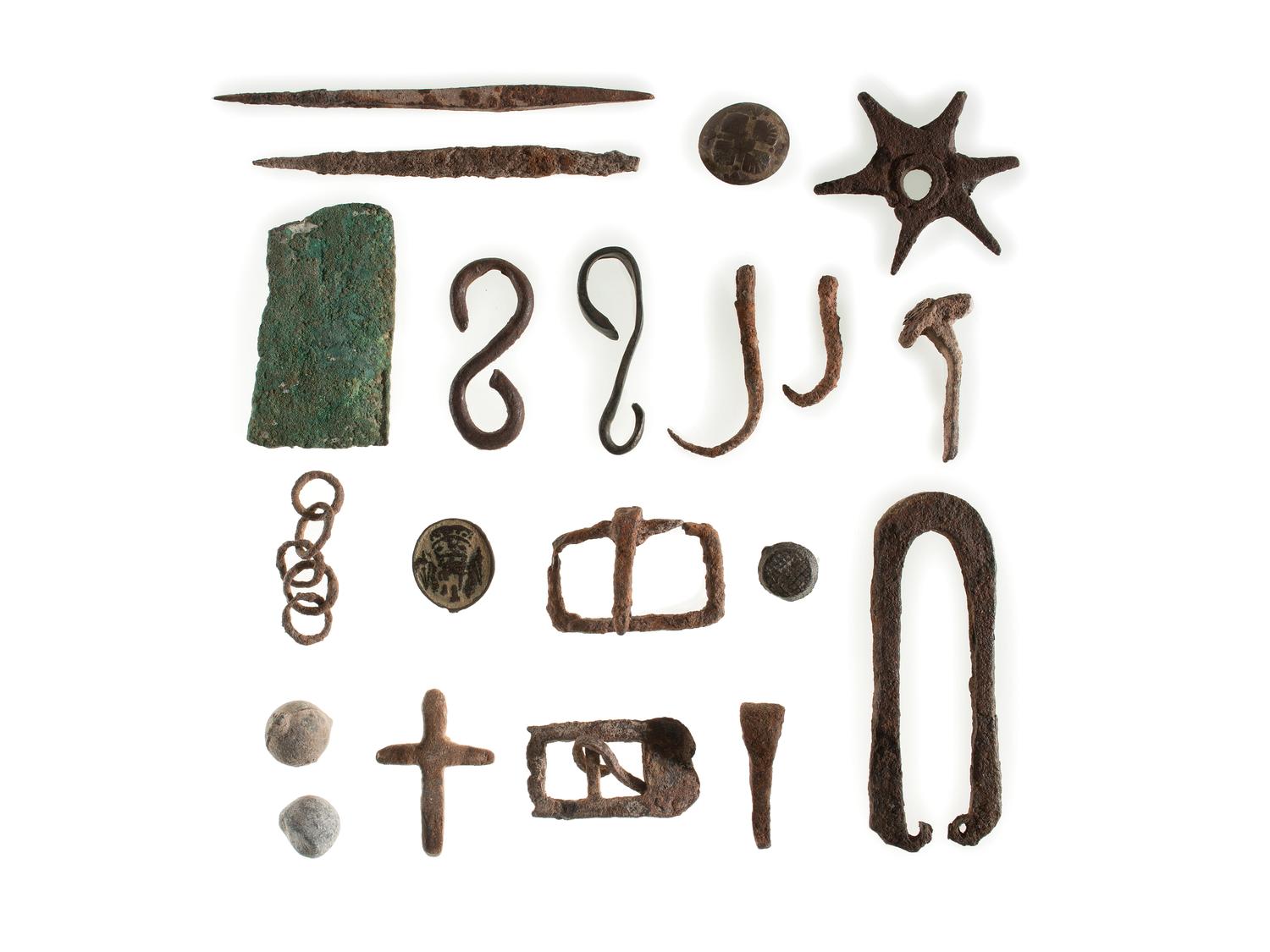 Spanish Colonial Artifacts, Found at San Lazaro Pueblo