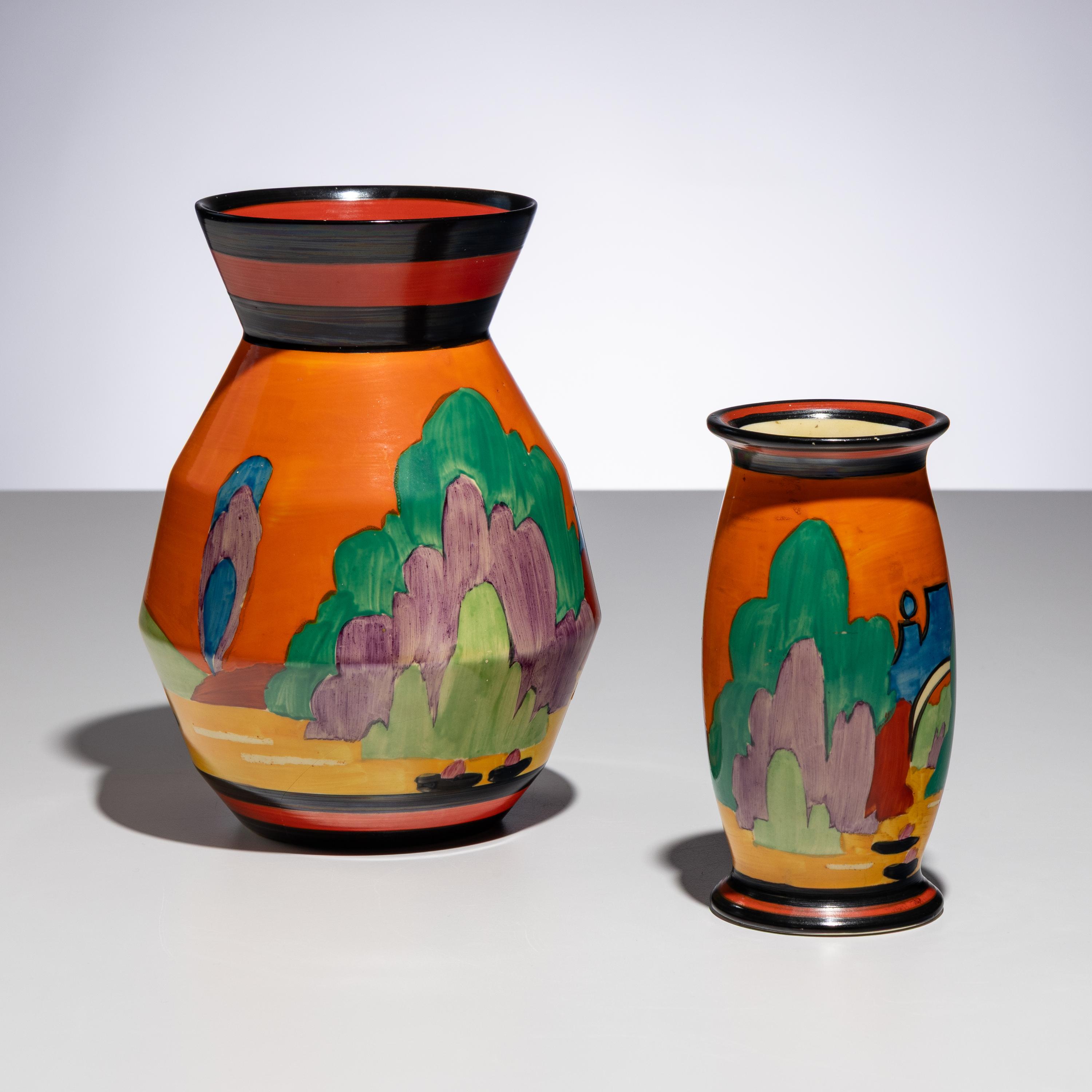 Clarice Cliff (English, 1899–1972) — Avignon pattern, two Items
