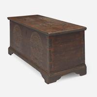 A painted and decorated blanket chest for Jacob Neifert Berks County, PA, late 18th century