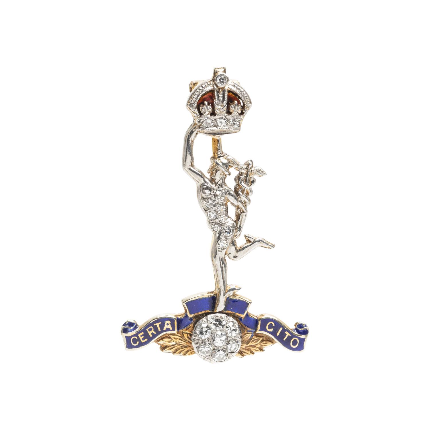 ROYAL ACADEMY OF MEDICAL ARTS BROOCH