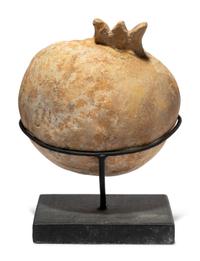 A Western Greek Terracotta Pomegranate