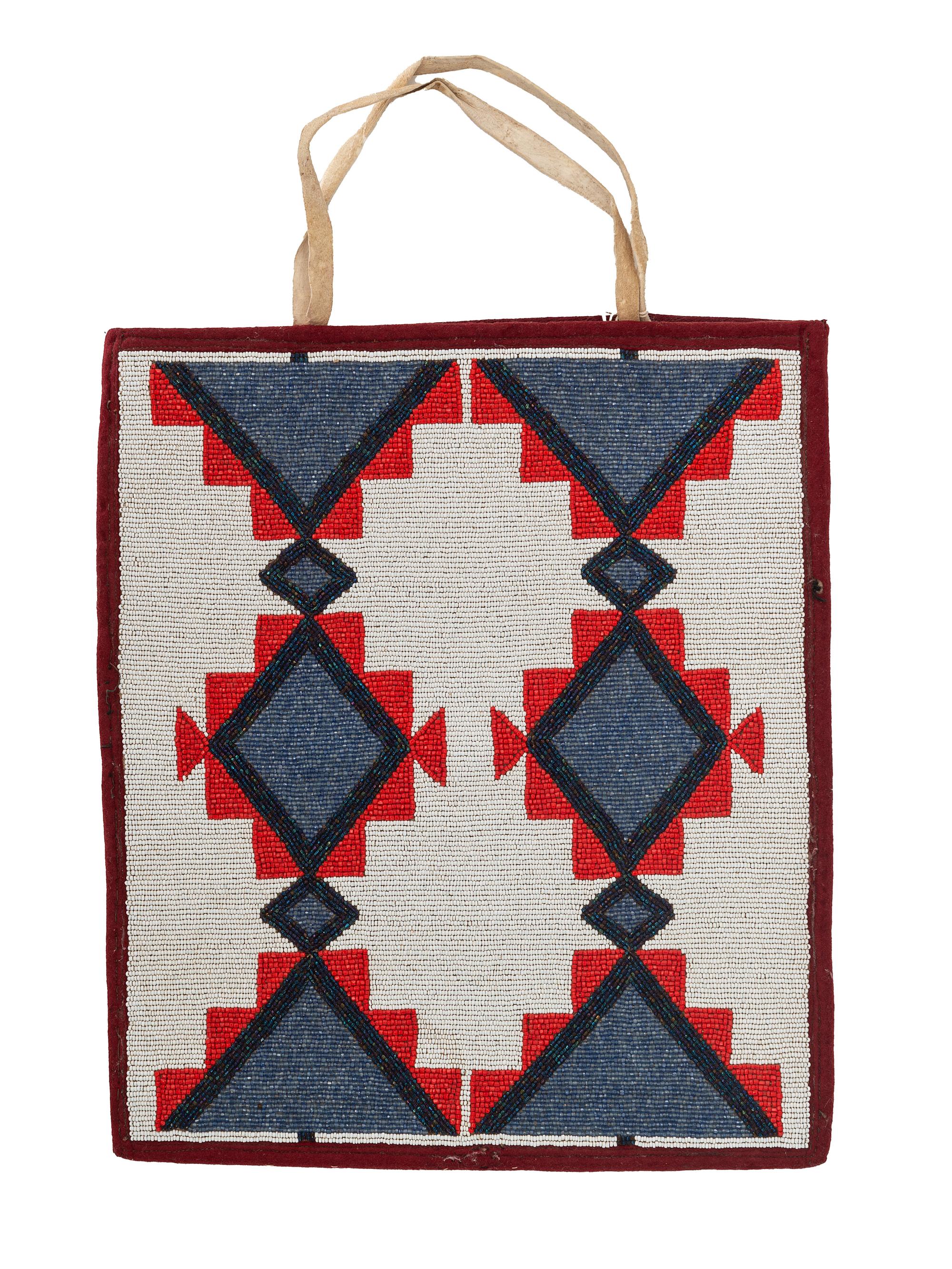 Plateau Beaded Flat Bag