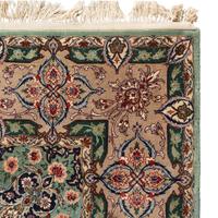 A Nain Silk and Wool Rug
