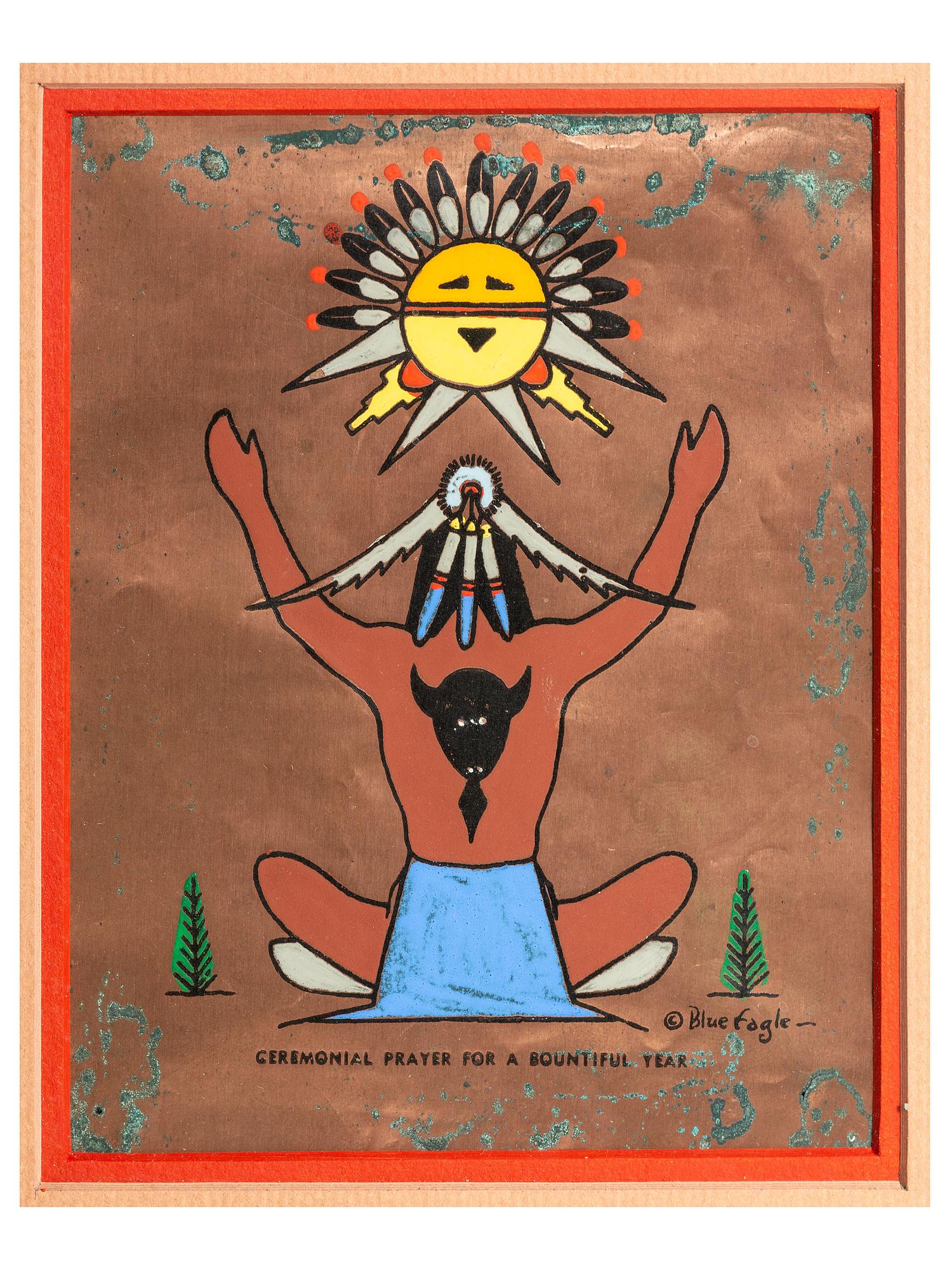 Feather Dancer and Ceremonial Prayer for a Bountiful Year