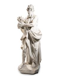 A Continental Marble Figure of Zeus