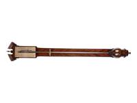 A George III Mahogany Stick Barometer