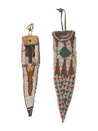 Ute Beaded Hide Tab Bags