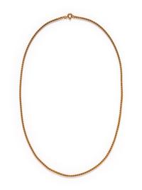COLLECTION OF YELLOW GOLD CHAINS
