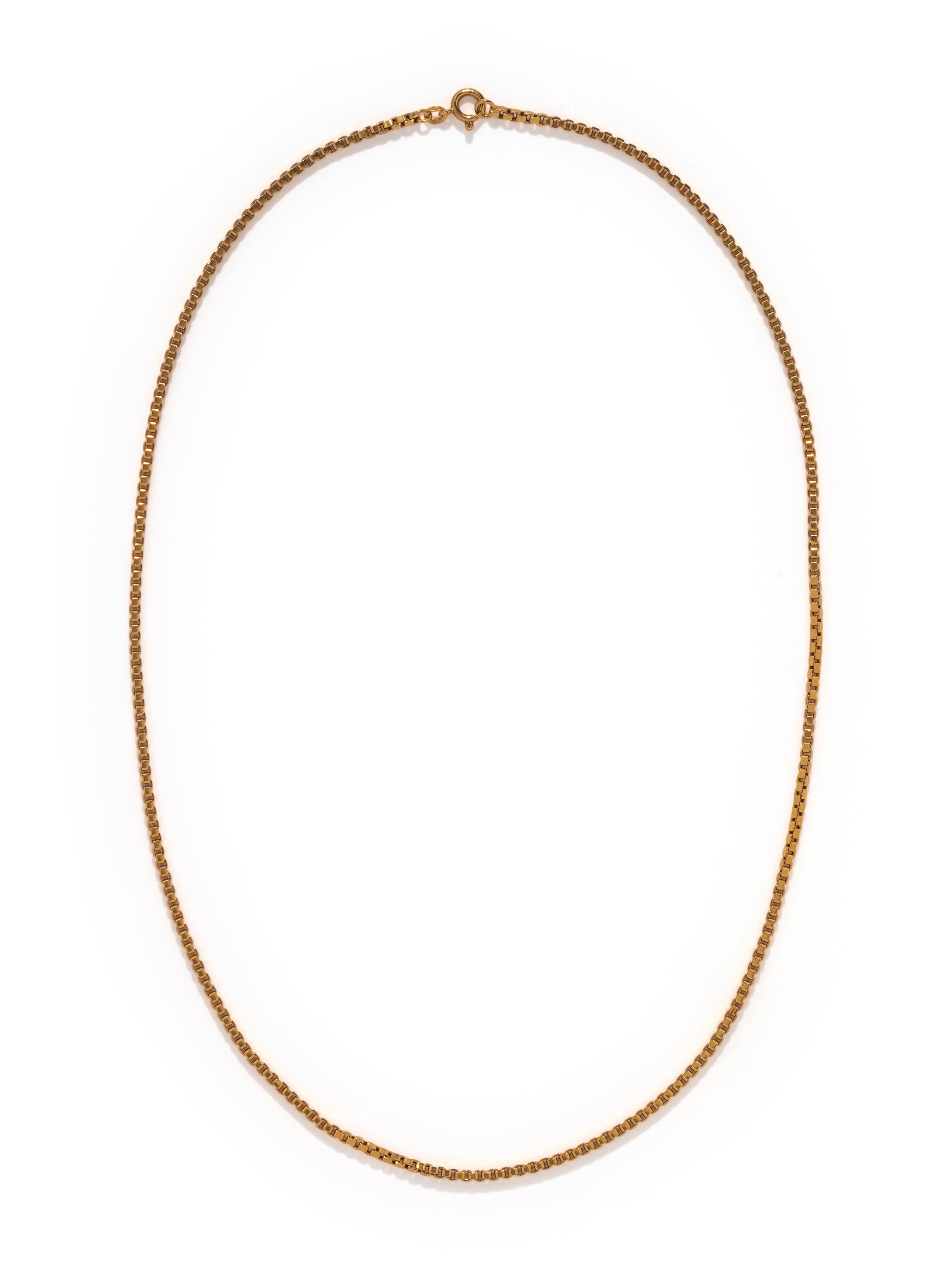 COLLECTION OF YELLOW GOLD CHAINS