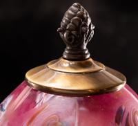 A Pair of Blown Glass Table Lamps