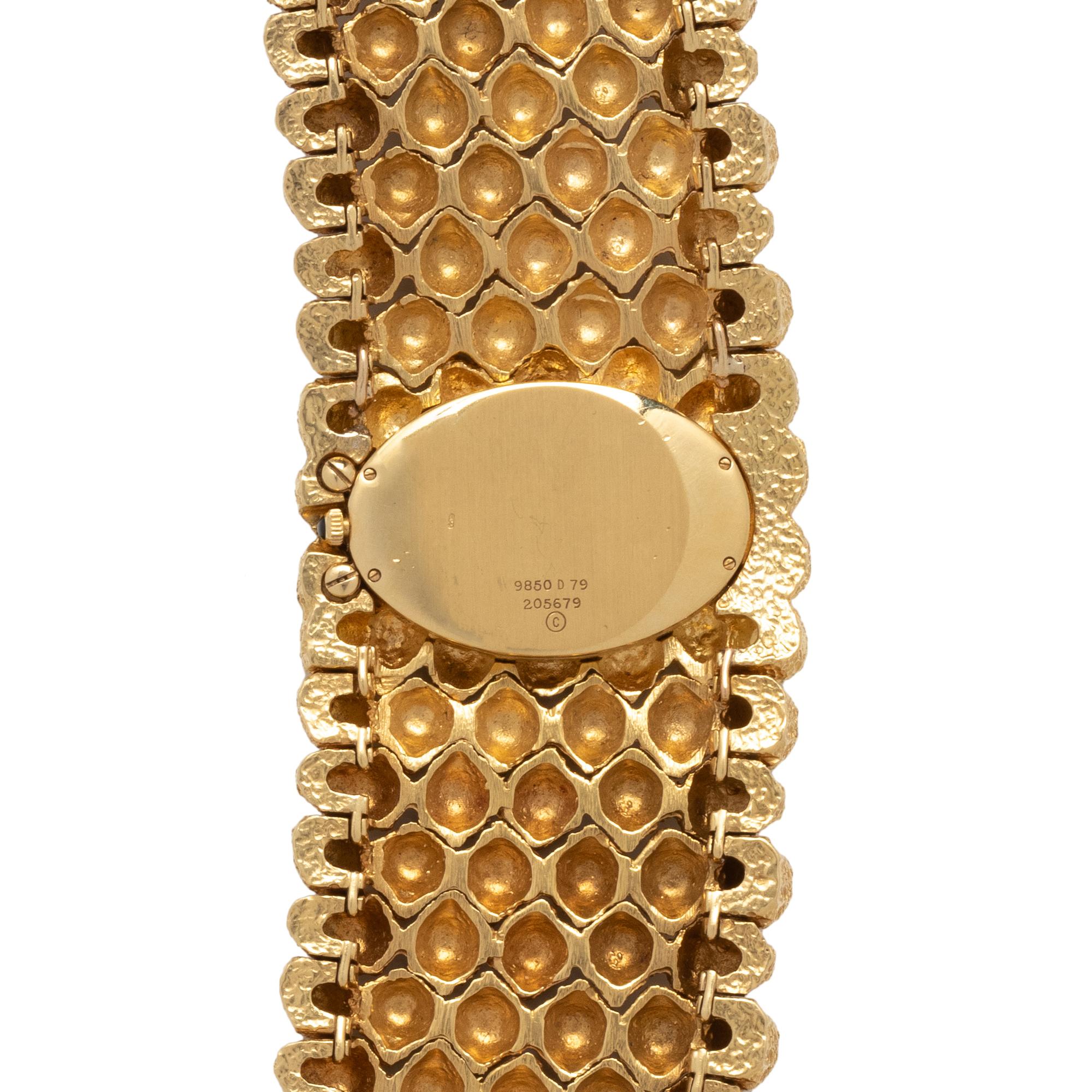 PIAGET, 18K YELLOW GOLD AND MALACHITE 'NUGGET' WATCH