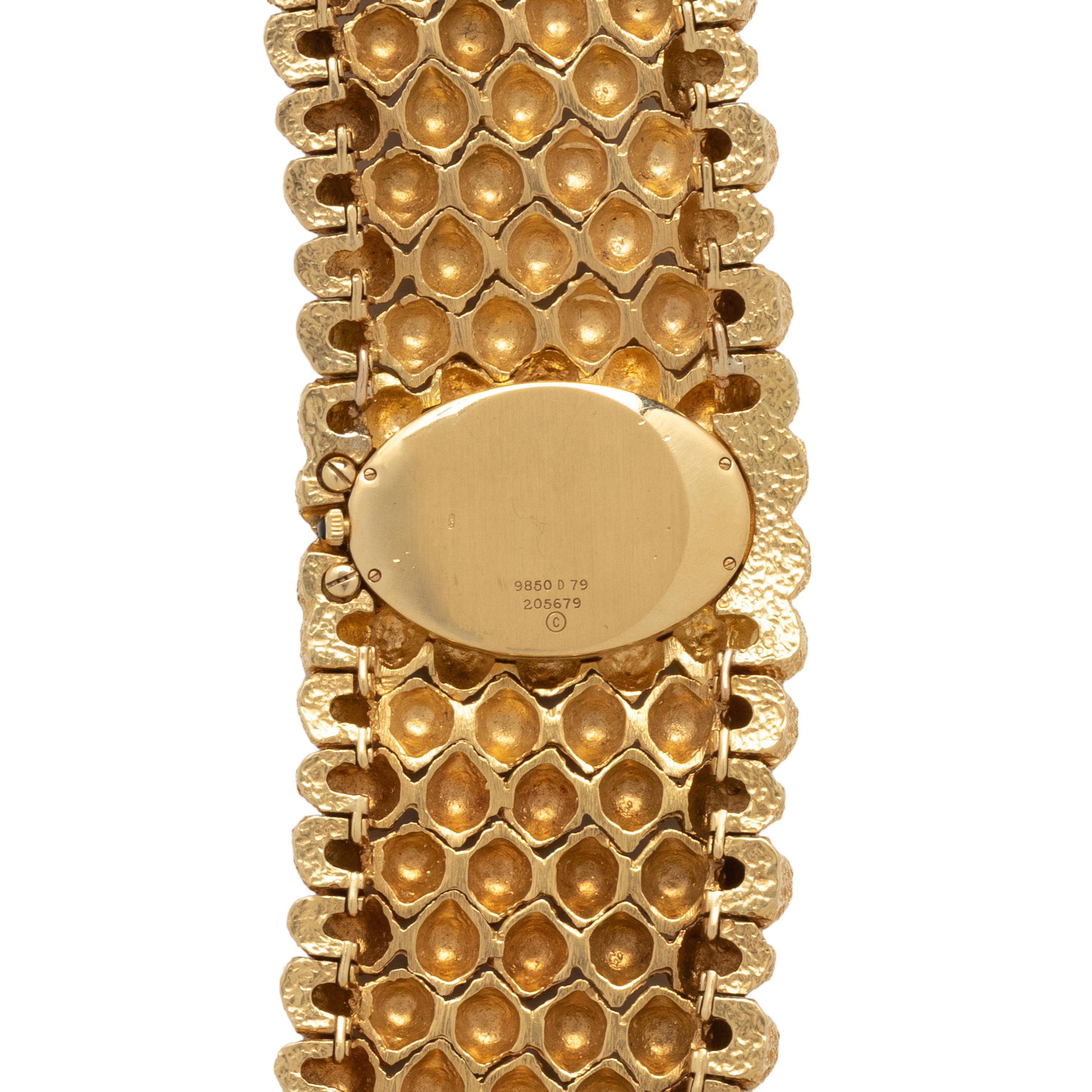PIAGET, 18K YELLOW GOLD AND MALACHITE 'NUGGET' WATCH
