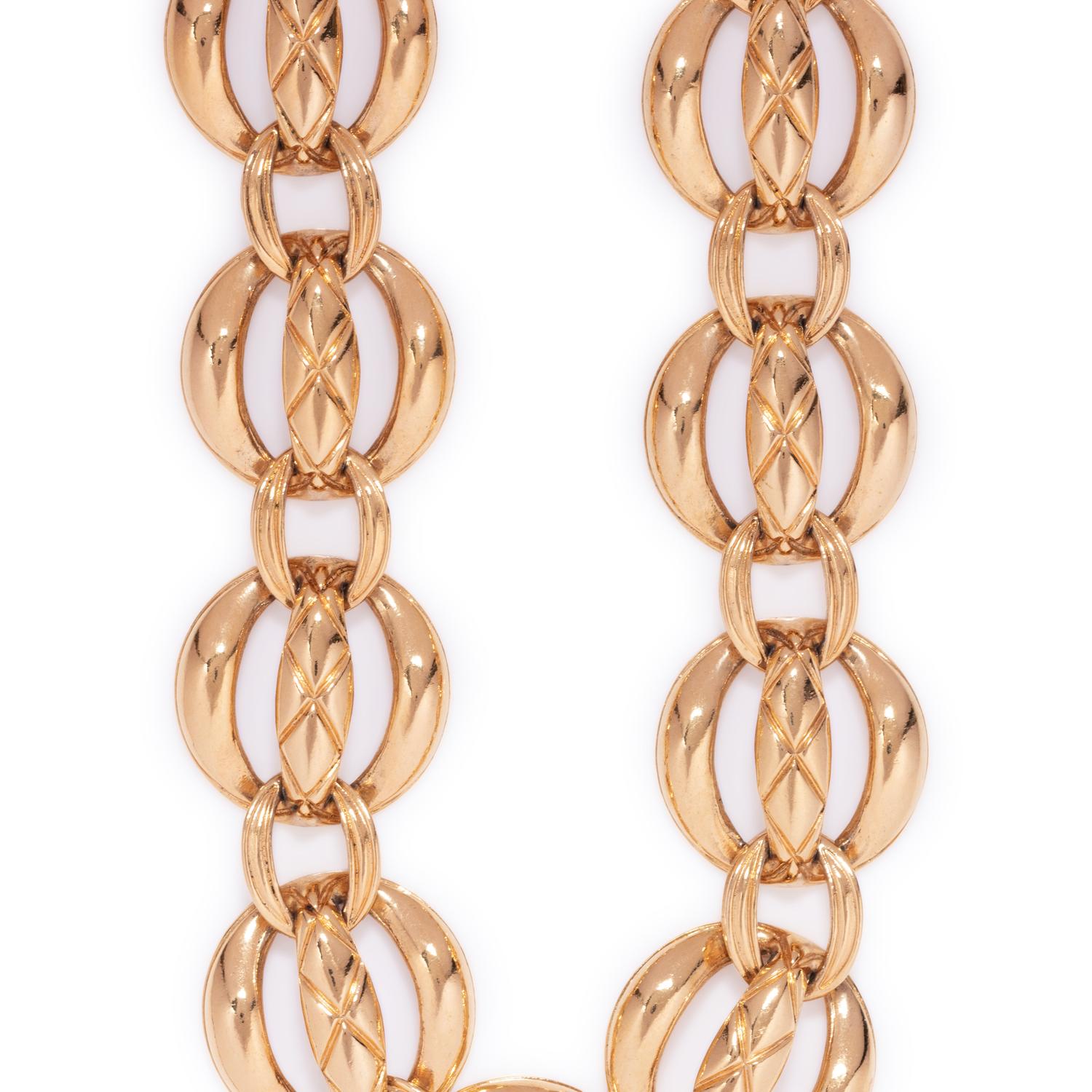 Two Chanel Pieces: One Bracelet, One Necklace, 1990-2006