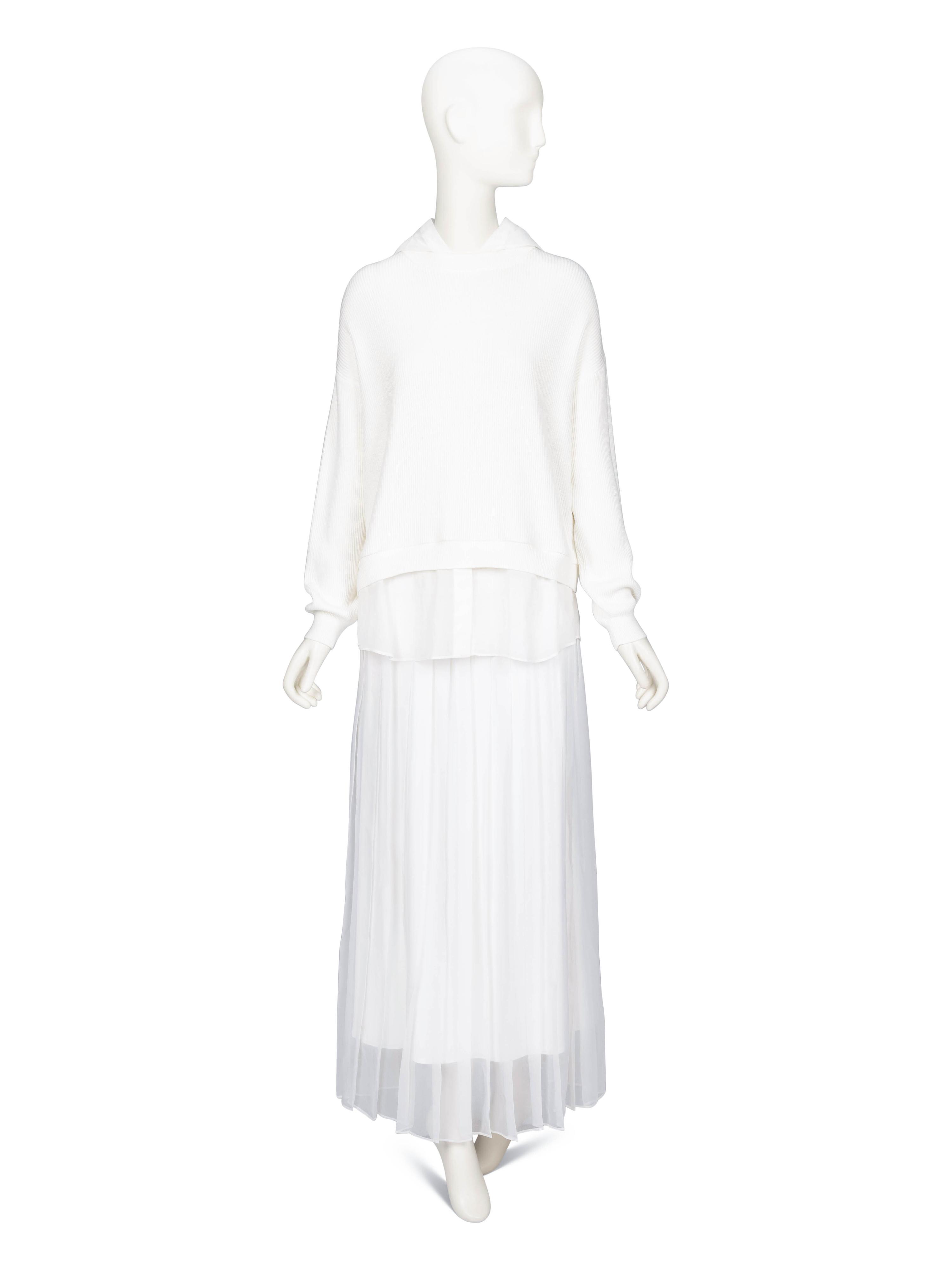 Brunello Cucinelli, Sweater & Skirt Ensemble
