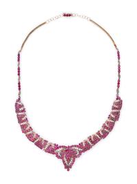 RUBY AND DIAMOND SET
