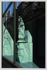 Urban Landscapes No. 2 (complete portfolio of 8 prints with original cloth portfolio)