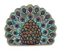 Judith Leiber Peacock Minaudière