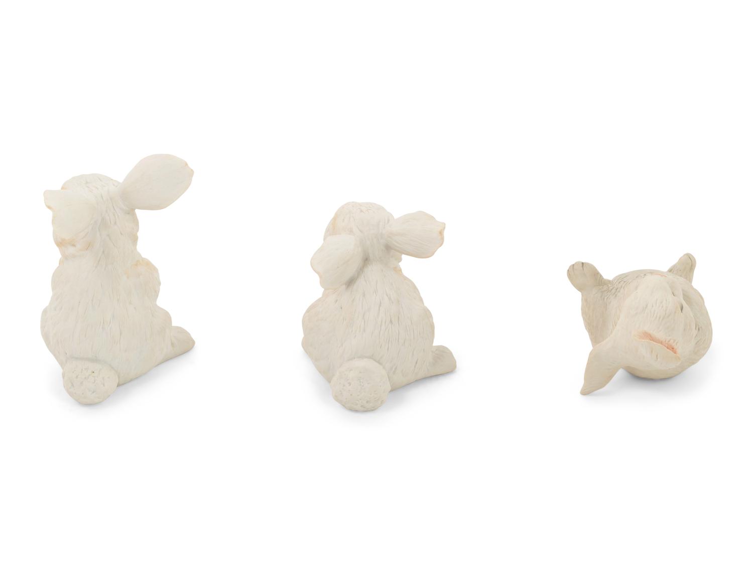 Three Boehm Rabbits