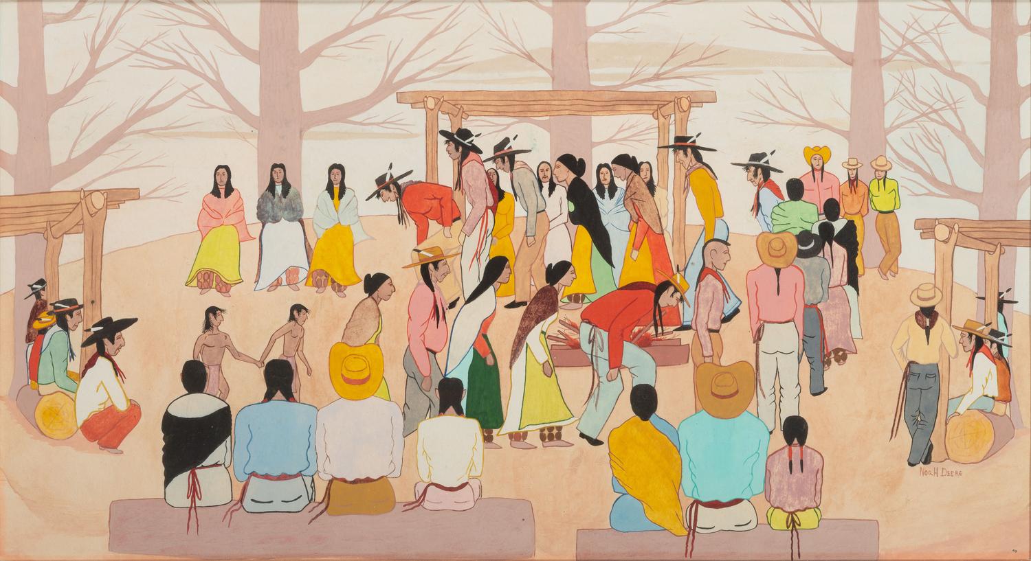 Creek Indian Stomp Dance