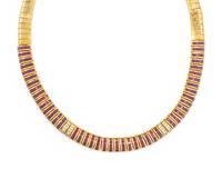 RUBY AND DIAMOND NECKLACE