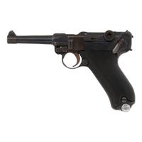 ** DWM P.08 Luger Made 1912 in Holster with Two WWII Magazines