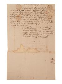 [WASHINGTON, DC]. Indenture of Lands Pertaining to the Formation of the City of Washington, DC. 1791-1804.