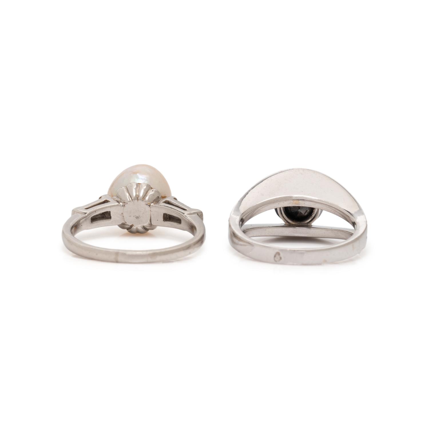 TWO MULTIGEM RINGS